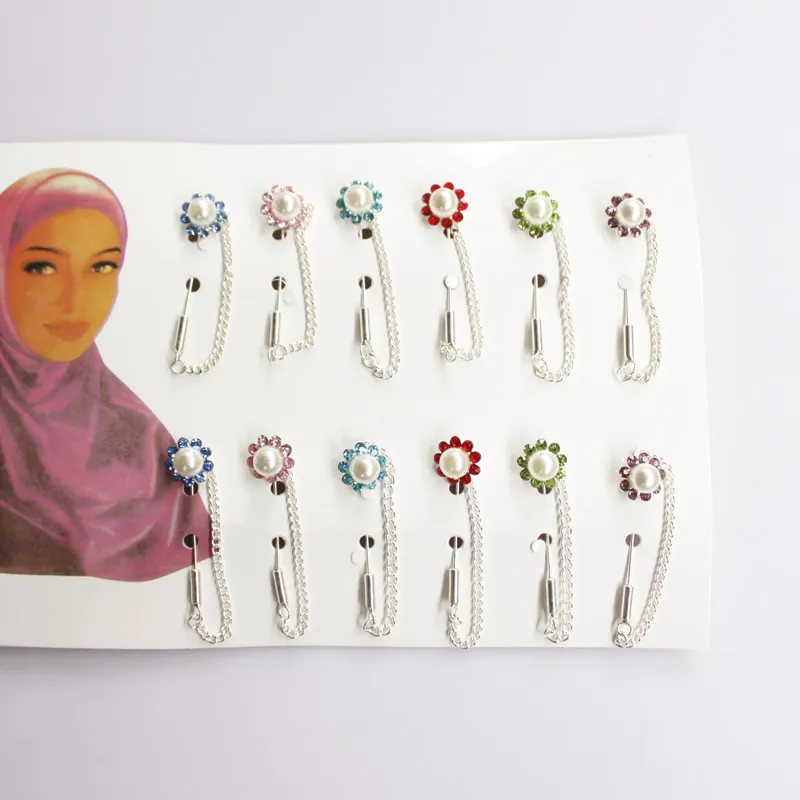 Hot Selling Chain Brooch Hijab Pin For Scarf Hijab Pins In 48 Mm Long Free  From Susieshop1, $29.41